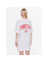 Tommy Jeans Vsakodnevna obleka Tjw Ova Varisity Prep Tee Dress DW0DW15570 Siva Relaxed Fit - Pepit.si