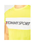 Tommy Sport Majica Colourblock Logo S20S200375 Rumena Regular Fit - Pepit.si