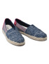 Toms Espadrile Alpargata Rope 10016263 Mornarsko modra - Pepit.si