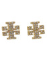 Tory Burch Komplet ogrlica in uhani Kira Pave Pendant And Stud Earring Set 145510 Zlata - Pepit.si