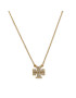 Tory Burch Komplet ogrlica in uhani Kira Pave Pendant And Stud Earring Set 145510 Zlata - Pepit.si