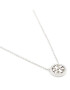 Tory Burch Ogrlica Crystal Logo Delicate Necklace 53420 Srebrna - Pepit.si