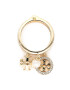 Tory Burch Prstan Miller Pave Charm Ring 76348 Zlata - Pepit.si