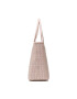 Tory Burch Ročna torba Basketweave Tote 145634 Roza - Pepit.si