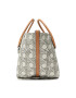 Tory Burch Ročna torba Canvas Basketweave Small Tote 146547 Zelena - Pepit.si