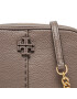 Tory Burch Ročna torba Mcgraw Camera 147578 Srebrna - Pepit.si