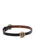 Tory Burch Zapestnica Miller Leather Bracelet 88955 Črna - Pepit.si