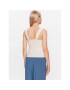 Triumph Zgornji del pižame Natural Spotlight Camisole 10214842 Écru Regular Fit - Pepit.si