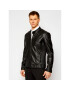 Trussardi Jakna iz umetnega usnja Biker Soft 52S00600 Črna Regular Fit - Pepit.si