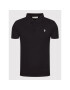 Trussardi Polo majica Piquet 52T00597 Črna Regular Fit - Pepit.si