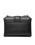 Trussardi Ročna torba Tulip Flap 75B01092 Črna - Pepit.si