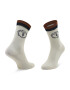 Trussardi Ženske visoke nogavice Crew Socks Logo Round 59Z00321 Bež - Pepit.si