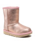 Ugg Čevlji Kids' Classic II Metallic Glitter 1123663K Roza - Pepit.si