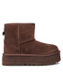 Ugg Čevlji Kids' Classic Mini Platform 1143700K Rjava - Pepit.si