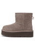 Ugg Čevlji Kids' Classic Mini Platform 1143700K Siva - Pepit.si