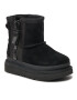 Ugg Čevlji T Classic Mini Ziper Tape Logo 1143699T Črna - Pepit.si