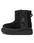 Ugg Čevlji T Classic Mini Ziper Tape Logo 1143699T Črna - Pepit.si