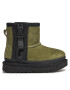 Ugg Čevlji T Classic Mini Zipper Tape Logo 1143699T Khaki - Pepit.si