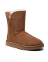 Ugg Čevlji W Bailey Zip Short 1112480 Rjava - Pepit.si