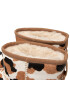 Ugg Čevlji W Classic Mini Cow Print 1123353 Rjava - Pepit.si