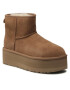 Ugg Čevlji W Classic Mini Platform 1134991 Rjava - Pepit.si