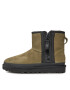 Ugg Škornji za sneg W Classic Mini Zipper Tape Logo 1144034 Zelena - Pepit.si