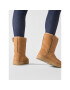 Ugg Čevlji W Classic Short Bailey Zip 1144043 Rjava - Pepit.si