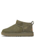 Ugg Čevlji W Classic Ultra Mini 1116109 Zelena - Pepit.si