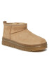 Ugg Čevlji W Classic Ultra Mini Clear 1142450 Bež - Pepit.si