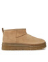 Ugg Čevlji W Classic Ultra Mini Clear 1142450 Bež - Pepit.si