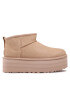 Ugg Čevlji W Classic Ultra Mini Platform 1135092 Bež - Pepit.si