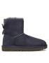 Ugg Čevlji W Mini Bailey Bow II 1016501 Mornarsko modra - Pepit.si