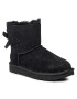 Ugg Čevlji W Mini Bailey Bow Metallic Spots 1134135 Črna - Pepit.si