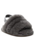 Ugg Copati I Fluff Yeah Slide And Lovey 1124941I Siva - Pepit.si