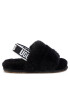 Ugg Copati T Fluff Yeah Slide 1098579T Črna - Pepit.si