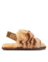 Ugg Copati T Fluff Yeah Slide Tiger Stuffie 1124940T Rjava - Pepit.si