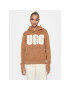 Ugg Jopa Rey fluff Logo Hoodie 1144506 Rjava Regular Fit - Pepit.si