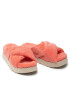 Ugg Natikači W Fuzz Sugar Terry Cross Slide 1126385 Oranžna - Pepit.si