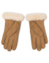 Ugg Rokavice W Shorty Glove W Leather Trim 17367 Rjava - Pepit.si