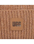 Ugg Set šal + kapa W Chunky Rib Knit Set 20270 Rjava - Pepit.si