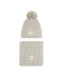 Ugg Set šal + kapa W Knit Beanie W Pom And Scarf 21883 Siva - Pepit.si