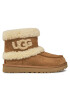 Ugg Škornji za sneg W Ultra Mini Fluff 1145410 Rjava - Pepit.si