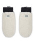 Ugg Ženske rokavice W Sherpa Mitten W Logo Tape 21631 Bela - Pepit.si