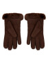 Ugg Ženske rokavice W Shorty Glove W Leather Trim 17367 Rjava - Pepit.si