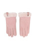 Ugg Ženske rokavice W Shorty Glove W Leather Trim 17367 Roza - Pepit.si