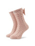 Ugg Ženske visoke nogavice W Laila Bow Fleece Lined Sock OS 1113637 Roza - Pepit.si