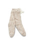 Ugg Ženske visoke nogavice W Pom Pom Fleece Lined Crew Sock r.OS 1014837 Bež - Pepit.si