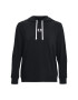 Under Armour Jopa Rival Terry Hoodie 1369855 Črna Regular Fit - Pepit.si