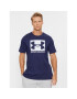 Under Armour Majica Ua Abc Camo Boxed Logo Ss 1361673 Mornarsko modra Loose Fit - Pepit.si