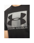 Under Armour Majica Ua Boxed Sportstyle 1329581 Črna Loose Fit - Pepit.si